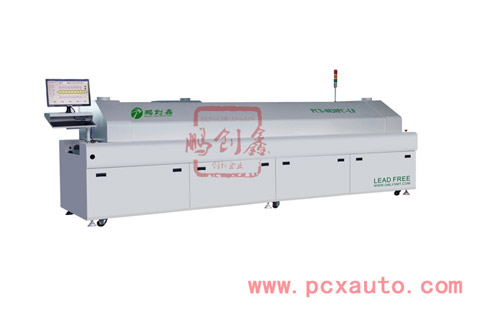 中型八温区热风回流焊机PCX-8820PC-LF